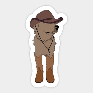 I Got My Boots, I got My Hat Sticker